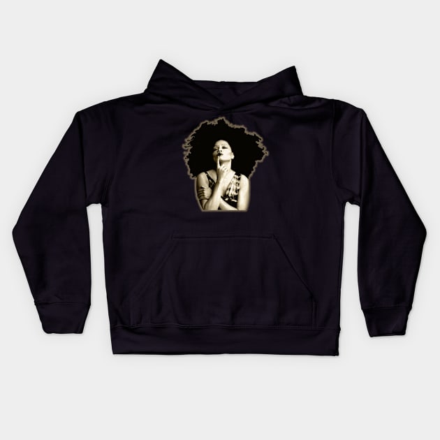 90s Diana Ross Kids Hoodie by HDNRT